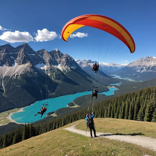 Quels sont les meilleurs spots pour le parapente dans les montagnes Rocheuses au Canada?