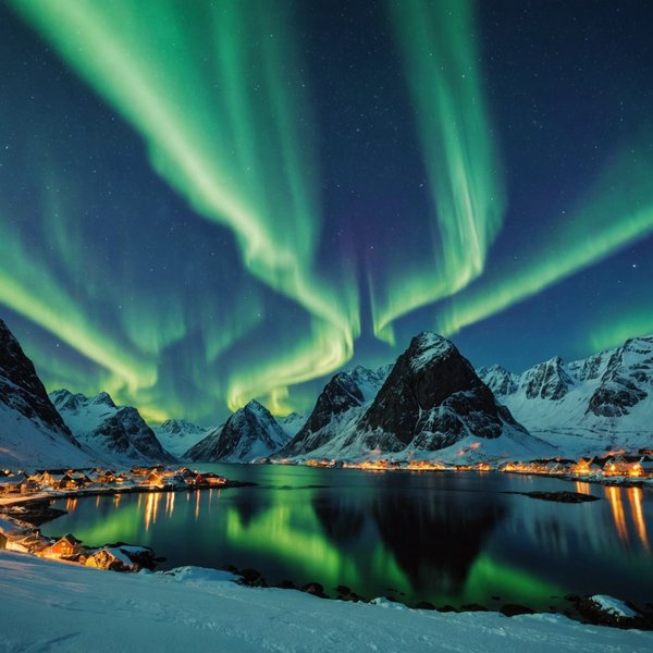 Quelle est la meilleure période pour visiter les îles Lofoten en Norvège pour observer les aurores boréales?