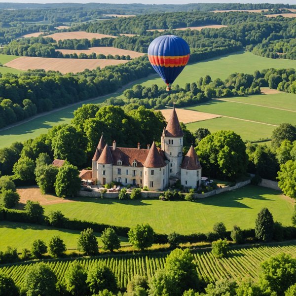 Où peut-on louer une maison de vacances en Dordogne avec des ateliers de cuisine et des balades en montgolfière?