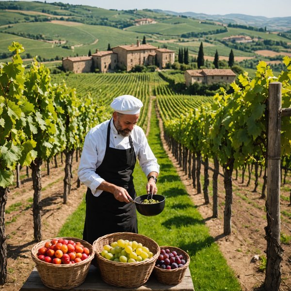 Comment organiser un séjour en Toscane avec des cours de cuisine et des visites de vignobles?